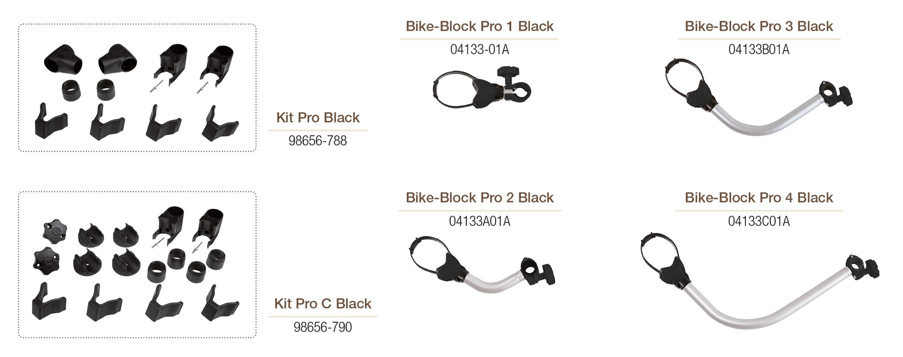 Carry Bike Pro & Pro C Kit Black